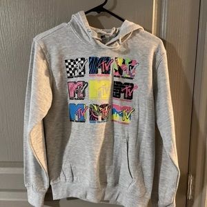 MTV Variated Grid Juniors XS Hoodie Pullover